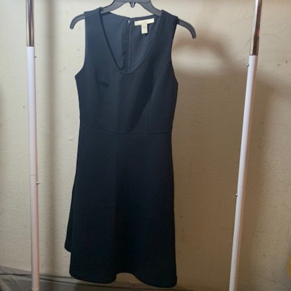 Lark & Ro Women's Atlantic Navy Sleeveless Dense Knit Midi Dress 2 NIB - Picture 1 of 6